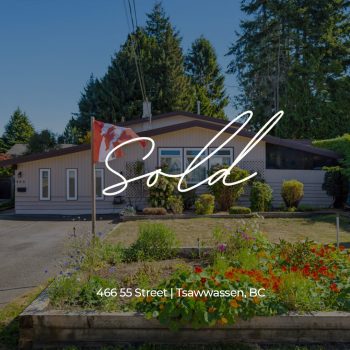 Sold in Tsawwassen BC