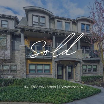 Sold in Tsawwassen BC