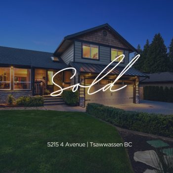 Sold in Tsawwassen BC